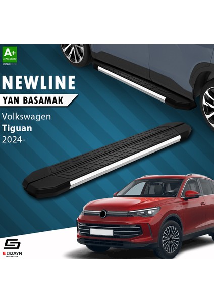 VW Tiguan 3 NewLine Krom Yan Basamak 183 Cm 2024 Üzeri A+ Kalite