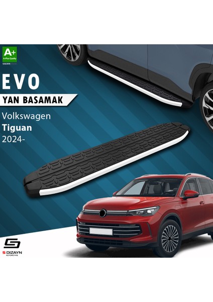 VW Tiguan 3 Evo Aluminyum Yan Basamak 183 Cm 2024 Üzeri A+ Kalite