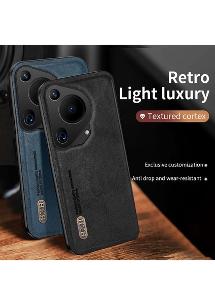 Huawei Pura 70 Pro Plus Araba Manyetik Emme Retro Mat Pu Cep Telefonu Kılıfı (Yurt Dışından) indirimleri