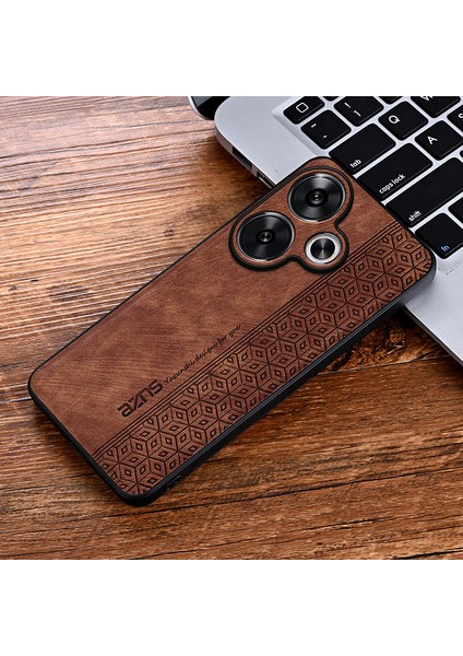 Poco F6 Retro Kabartmalı Desen Pu Cep Telefonu Kılıfı (Yurt Dışından)
