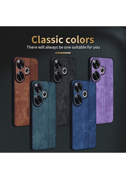 Poco F6 Retro Kabartmalı Desen Pu Cep Telefonu Kılıfı (Yurt Dışından)