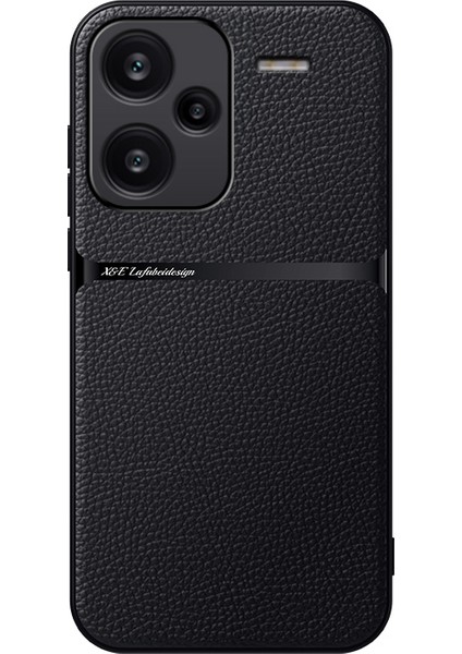 Xiaomi Redmi Note 13 Pro Plus Araba Manyetik Emme Litchi Desenli Pu Cep Telefonu Kılıfı (Yurt Dışından)