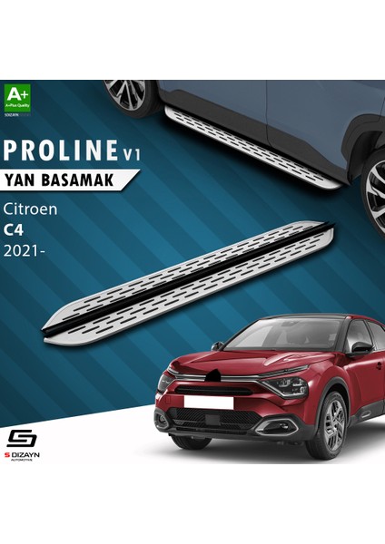 Citroen C4 3 OEM Still Pro V1 Aluminyum Yan Basamak 183 Cm 2021 Üzeri A+ Kalite