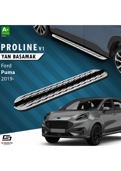 Ford Puma OEM Still Pro V2 Aluminyum Yan Basamak 173 Cm 2019 Üzeri A+ Kalite