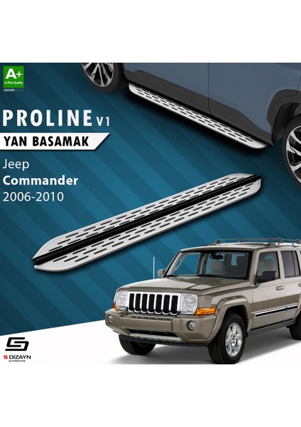 Jeep Commander OEM Still Pro V1 Aluminyum Yan Basamak 173 Cm 2006-2010 A+ Kalite