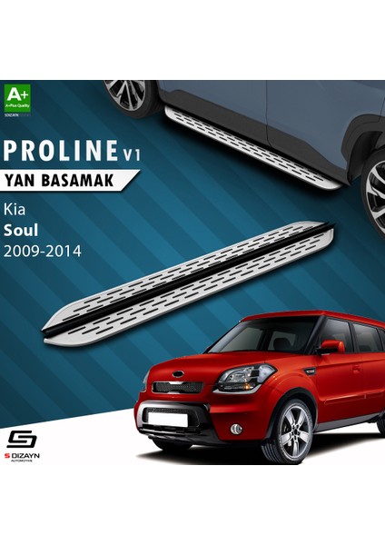 Kia Soul OEM Still Pro V1 Aluminyum Yan Basamak 173 Cm 2009-2014 A+ Kalite
