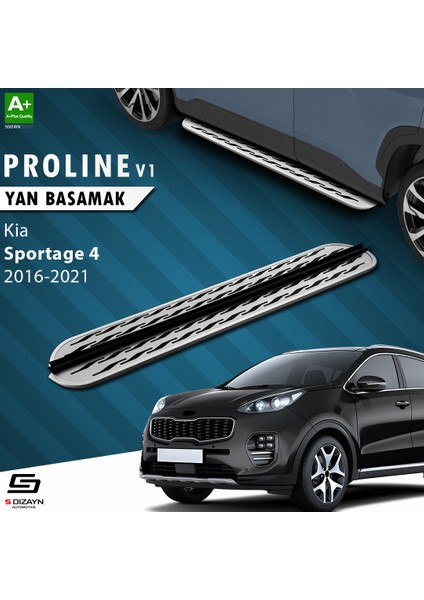 Kia Sportage 4 OEM Still Pro V2 Aluminyum Yan Basamak 173 Cm 2016-2021 A+ Kalite