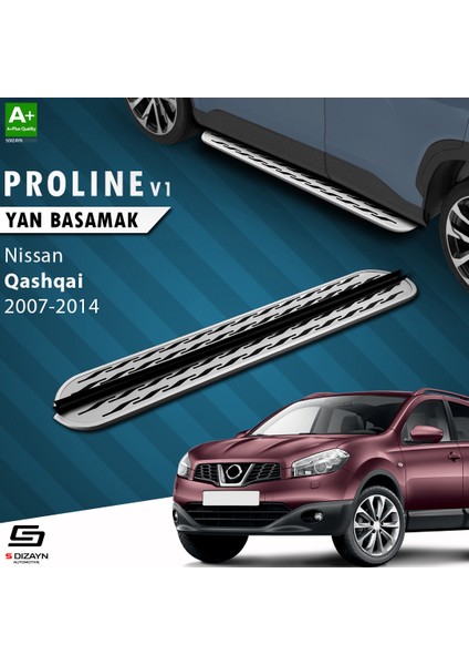 Nissan Qashqai OEM Still Pro V2 Aluminyum Yan Basamak 173 Cm 2007-2014 A+ Kalite