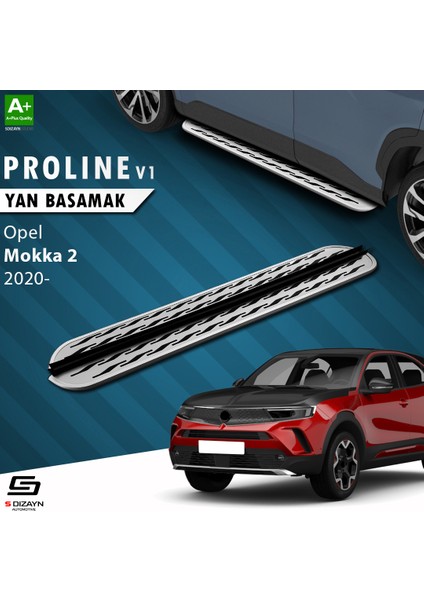 Opel Mokka 2 OEM Still Pro V2 Aluminyum Yan Basamak 173 Cm 2020 Üzeri A+ Kalite