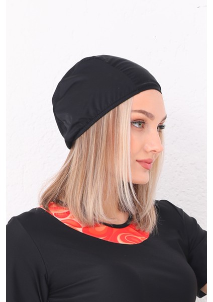 Havuz Deniz Düz Bone RB007 Siyah