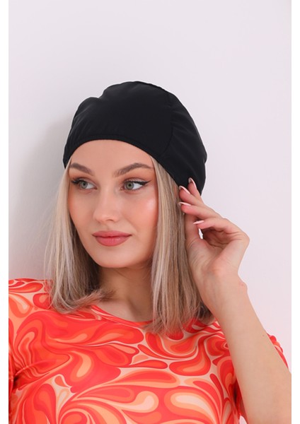 Havuz Deniz Düz Bone RB007 Siyah