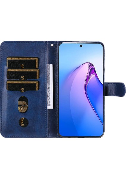 Oppo Oppo 8 Pro 5g Koruyucu Kapak Için Kılıf Deri Fermuar Kart Yuvası (Yurt Dışından)