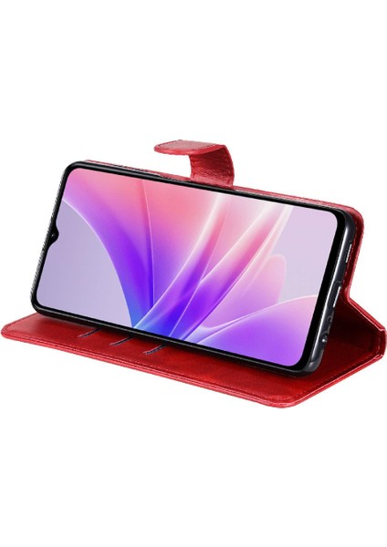 Oppo A57 5g Kart Yuvası Sahipleri Için Kılıf Koruyucu Kapak Fermuar Deri (Yurt Dışından)