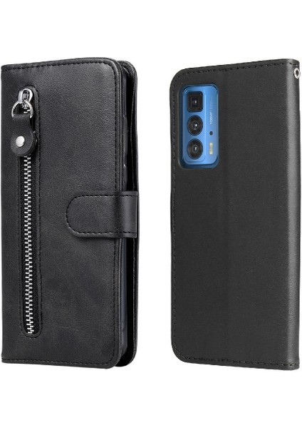 Motorola Kenar 20 Pro Deri Koruyucu Kapak Fermuar Kart Yuvası (Yurt Dışından) indirimleri
