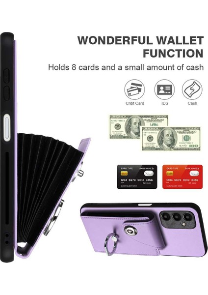 Samsung Galaxy A05S Için Kılıf Deri Koruyucu Kapak Kart Yuvası Tutucular (Yurt Dışından) fırsatları