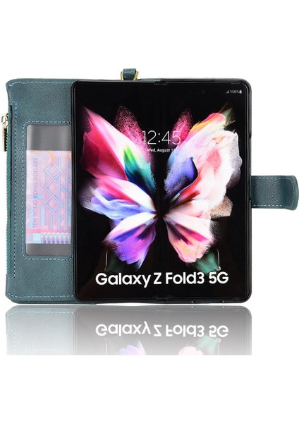 Samsung Galaxy Z Için Kılıf Fold 3 Kart Tutucu Manyetik Pu Deri Flip (Yurt Dışından) fırsatları