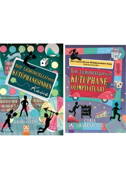 Bay Lemoncello'nun Kütüphanesinden Kaçış - Bay Lemoncello'nun Kütüphane Olimpiyatları - 2 Kitap - Chris Grabenstein