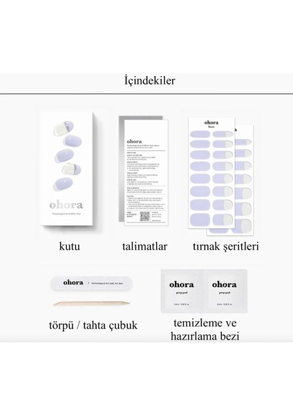 N Milky Taro Jel Tırnak 30 Adet, 2 Kullanım