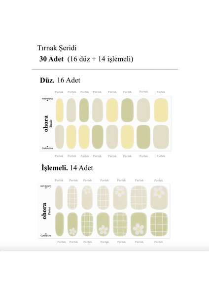 N Olivia Jel Tırnak 30 Adet, 2 Kullanım