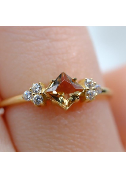 Gümüş Yüzük - Zultanit Taşlı Alyans Yüzük-0.40Karat Topaz Evlilik Teklifi 925 Ayar Kadın Gümüş Yüzük fiyatları