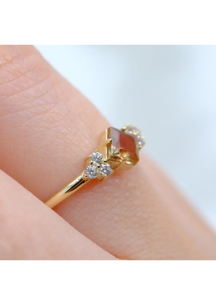 Gümüş Yüzük - Zultanit Taşlı Alyans Yüzük-0.40Karat Topaz Evlilik Teklifi 925 Ayar Kadın Gümüş Yüzük modelleri