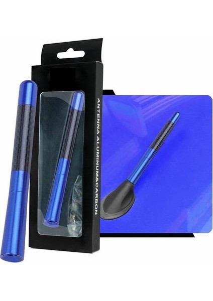 Karbon Fiber Desenli Çubuk Anten Oto Radyo Anteni