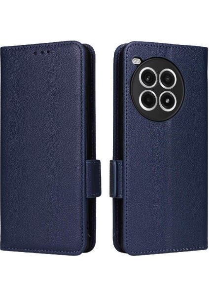 Oneplus Ace 3 Pro Için Flip Case Yan Toka Cüzdan Kart Yuvaları Tutucu Pu (Yurt Dışından)