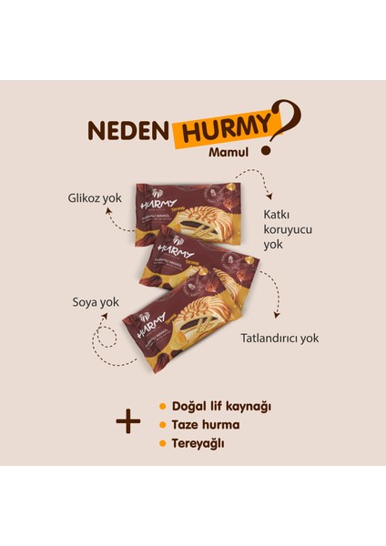 Tereyağlı Hurmalı Mamül 60G x 3 Paket