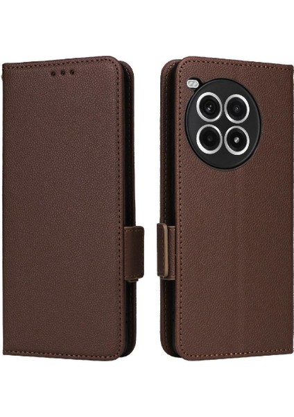 Oneplus Ace 3 Pro Için Flip Case Yan Toka Cüzdan Kart Yuvaları Tutucu Pu (Yurt Dışından)