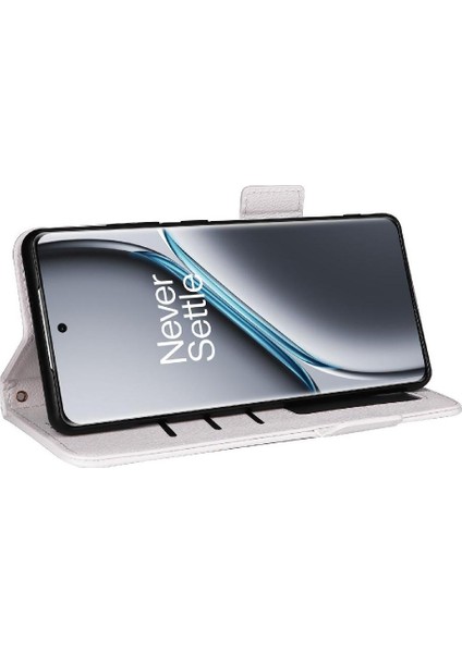 Oneplus Ace 3 Pro Için Flip Case Yan Toka Cüzdan Kart Yuvaları Tutucu Pu (Yurt Dışından) fırsatları