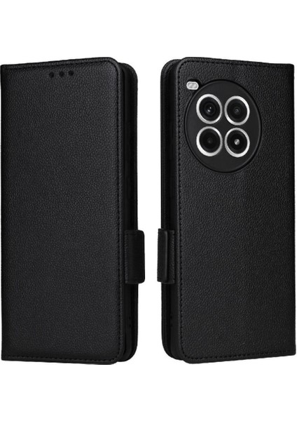 Oneplus Ace 3 Pro Için Flip Case Yan Toka Cüzdan Kart Yuvaları Tutucu Pu (Yurt Dışından) modelleri