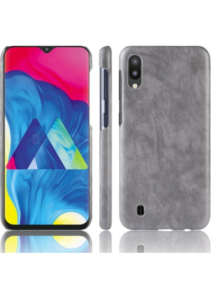 Samsung Galaxy M10 Için Retro Kılıf Koruyucu Kapak Lychee Desen Anti (Yurt Dışından)