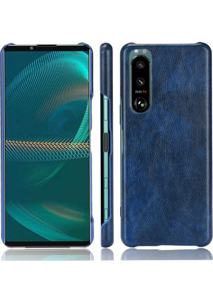 Sony Xperia 5 Iıı Için Retro Kılıf Anti Scratch Retro Lychee Desen Kapak (Yurt Dışından)