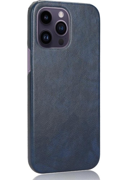IPhone 15 Için Retro Durumda Pro Max Uyumluluk Lychee Desen Koruyucu (Yurt Dışından)