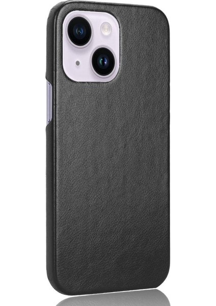 IPhone 14 Için Retro Durumda Artı Uyumluluk Retro Lychee Desen Anti (Yurt Dışından) fırsatları