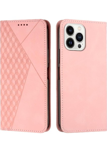 IPhone 16 Pro Max Pu Deri Kart Ekleme Kickstand Için Flip Case (Yurt Dışından)