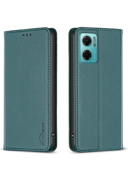 Xiaomi Redmi Not 11E Çoklu Kart Yuvası Manyetik Cüzdan Pu Için Flip Case (Yurt Dışından)