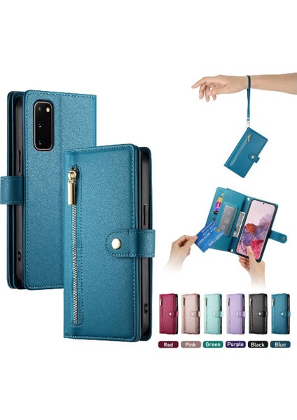 Samsung Galaxy S20 Kickstand Cüzdan Bölmesi Kart Yuvaları Için Flip Case (Yurt Dışından) modelleri