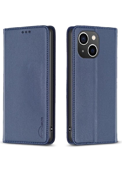 IPhone 15 Için Flip Case Çok Renkli Manyetik Cüzdan Iş Çoklu Kart Pu (Yurt Dışından) indirimleri