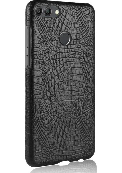 Huawei Y9 2018 Klasik Timsah Moda Kapak Için Şık Klasik Kılıf (Yurt Dışından) modelleri