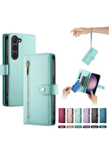 Samsung Galaxy S23 Bilek Kayışı Çok Fonksiyonlu Kart Yuvaları Için Flip Case (Yurt Dışından) fiyatları