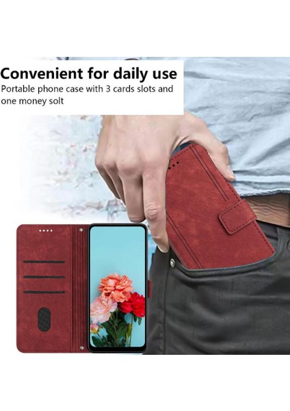 Google Piksel 9 Pro Xl Pu Deri Kart Ekleme Kickstand Için Flip Case (Yurt Dışından)