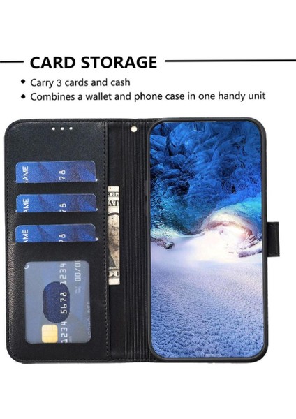 Samsung Galaxy S23 5g Yonca Çiçek Pu Deri Kart Yuvaları Için Flip Case (Yurt Dışından)