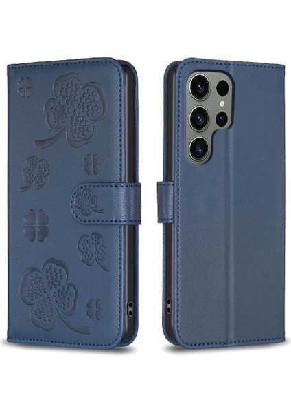 Samsung Galaxy S23 Için Flip Case Ultra 5g Kart Yuvaları Tutucu Kickstand Pu (Yurt Dışından)