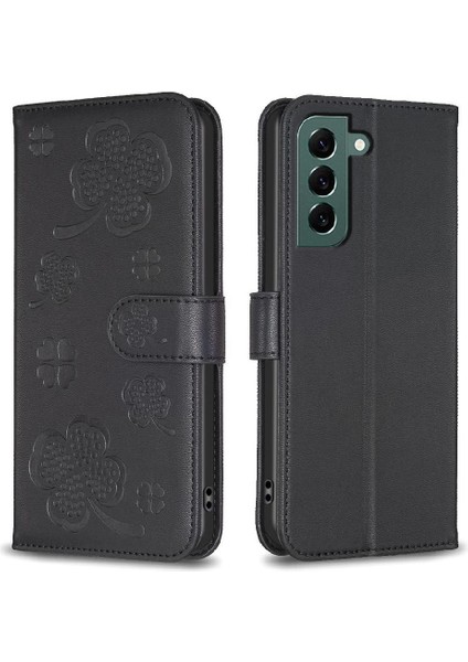 Samsung Galaxy S22 Artı Kart Yuvaları Tutucu Kickstand Pu Için Flip Case (Yurt Dışından)