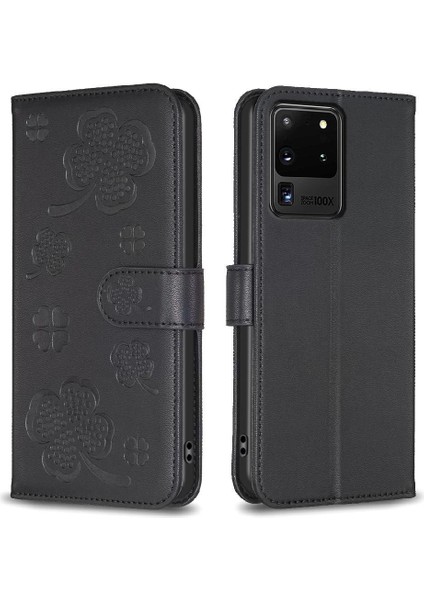 Samsung Galaxy S20 Ultra Çok Renkli Cüzdan Kart Yuvaları Pu Için Flip Case (Yurt Dışından)