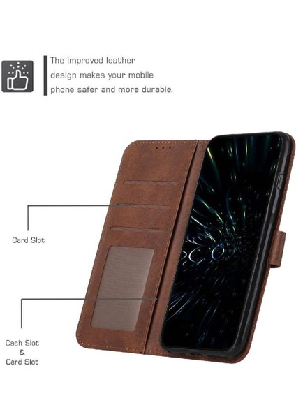Google Pixel 9 Pro Xl Kickstand Kart Ekleme Tam Tarafı Için Flip Case (Yurt Dışından)