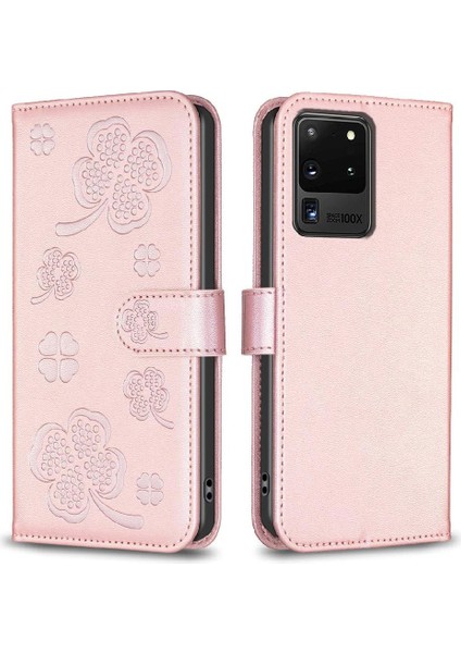 Samsung Galaxy S20 Ultra Çok Renkli Cüzdan Kart Yuvaları Pu Için Flip Case (Yurt Dışından)