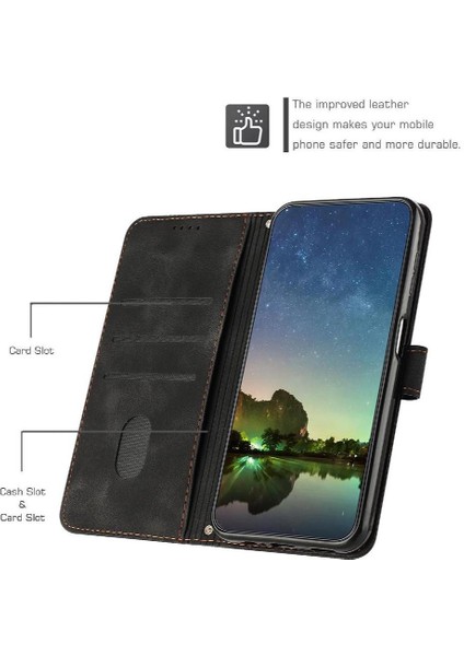 Tecno Pova 6 Neo Kickstand Kart Ekleme Pu Deri Cüzdan Için Flip Case (Yurt Dışından)