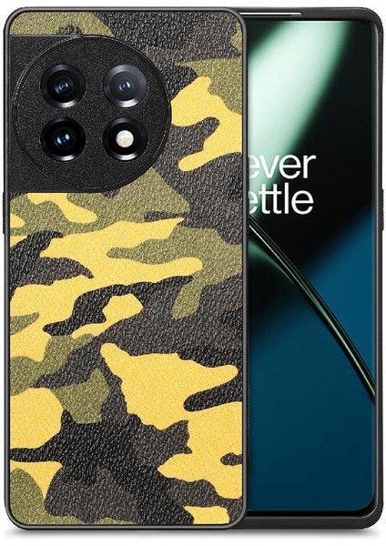 Oneplus 11 Camo Tasarım Hafif Anti Damla Kablosuz Şarj Için Kılıf (Yurt Dışından)